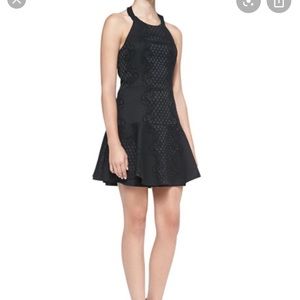 Black Parker Leona Halter Dress